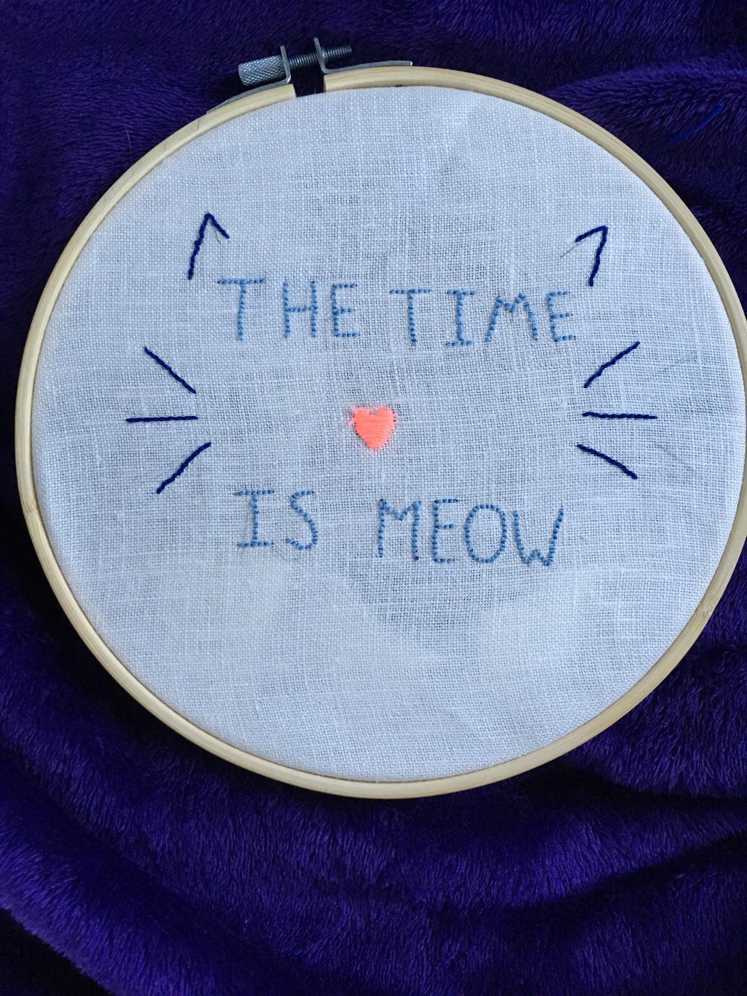 the time is meow